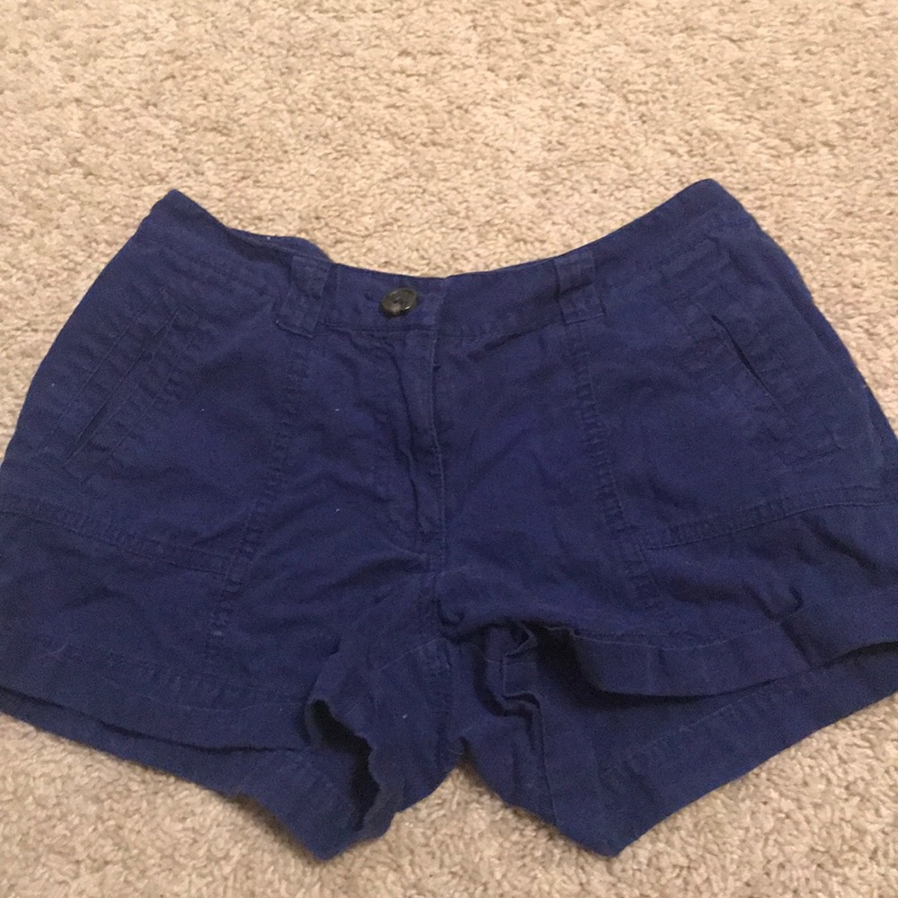 Blue shorts